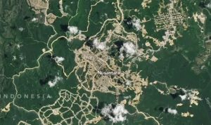 IKN hasil tangkapan NASA (dok: NASA)