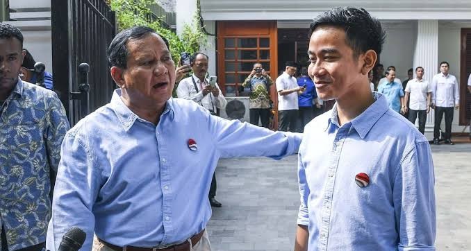 Prabowo bersama Gibran (antara)
