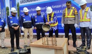 Groundbreaking Pabrik Air Minum Dalam Kemasan (AMDK)