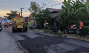 Jalan Margo Santoso 1 dan 2 di Kecamatan Sangatta Utara, Kabupaten Kutai Timur (Kutim)